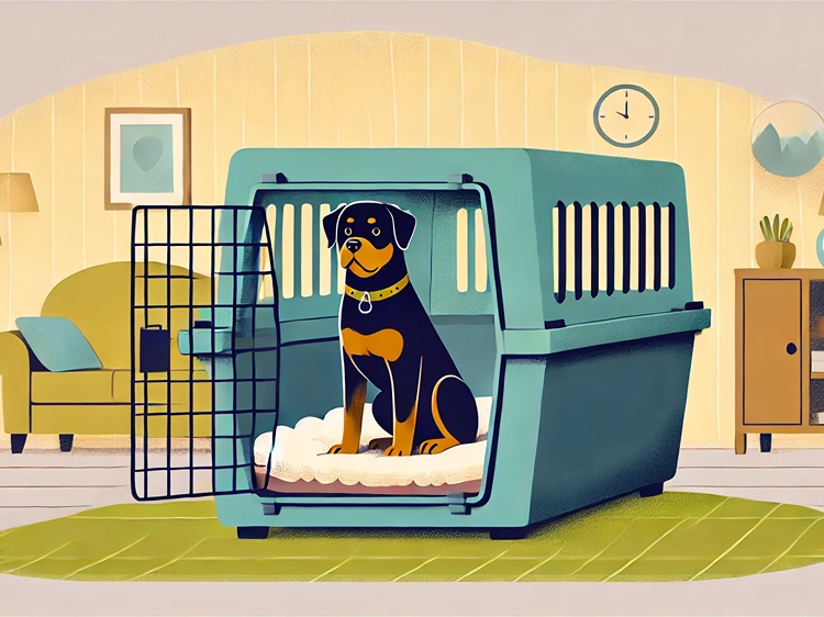 How to Set Up a Safe Crate for Rottweilers