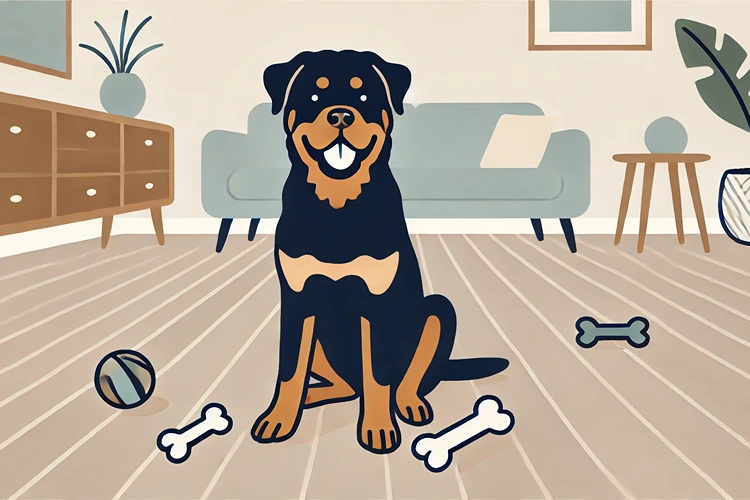 Curb Rottweiler Chewing Habits on Furniture