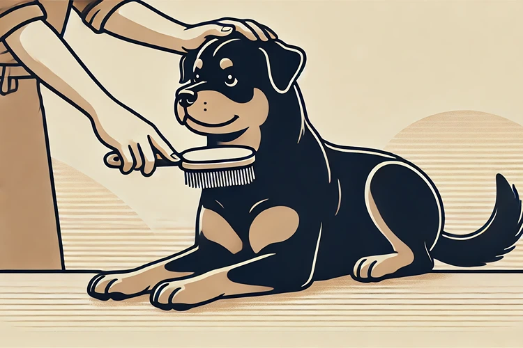 Grooming Rottweilers with Sensitive Skin